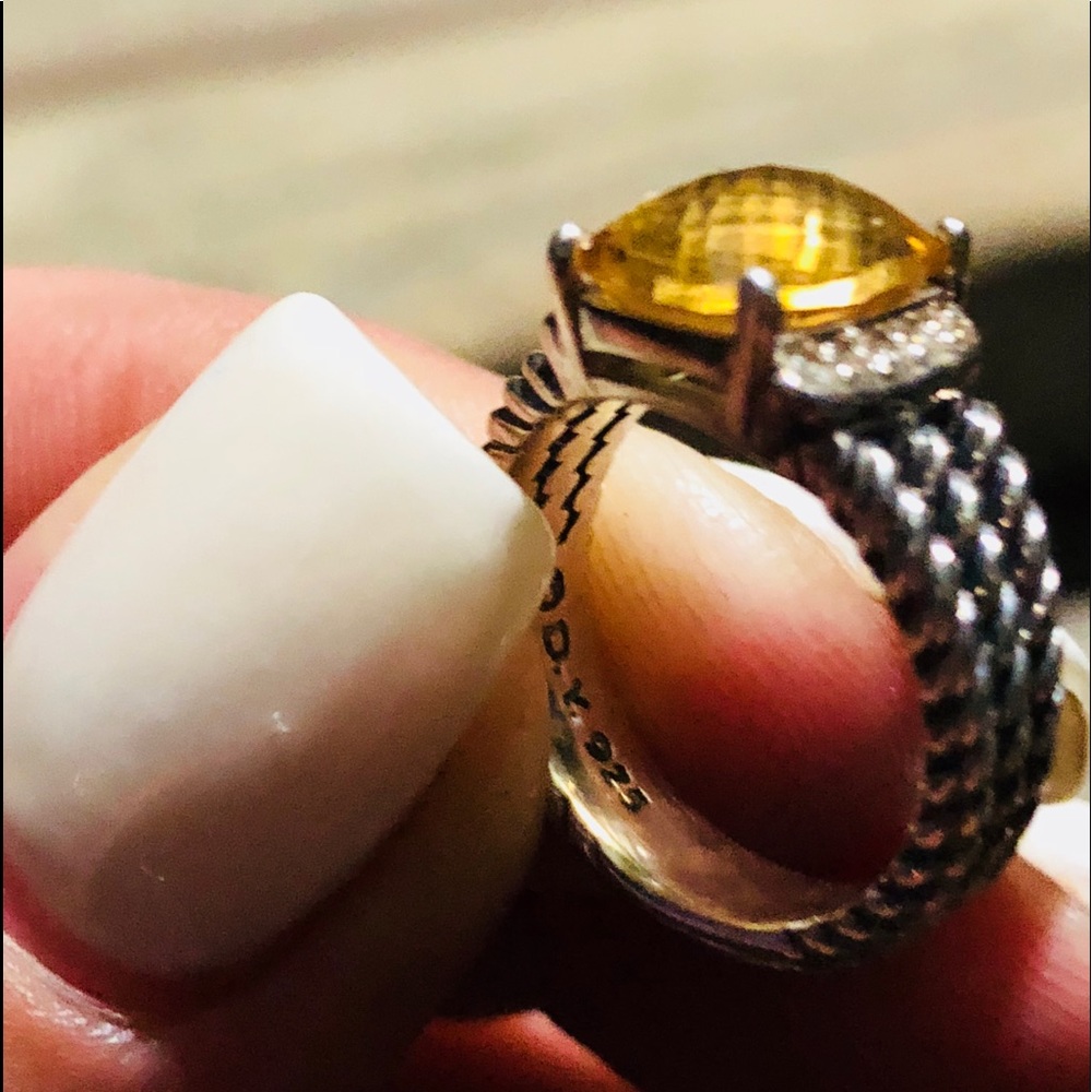 🌹David Yurman Citrine & Diamond Ring 🌹!! - Picture 4 of 8